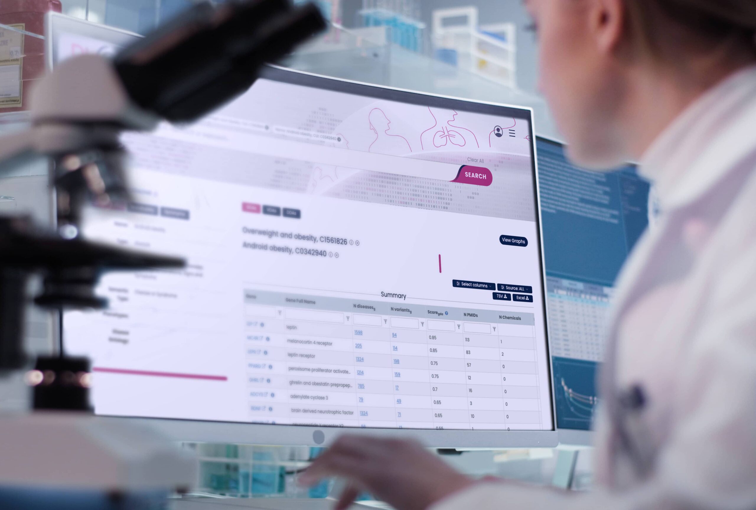 DISGENET - the gene-disease association database user interface